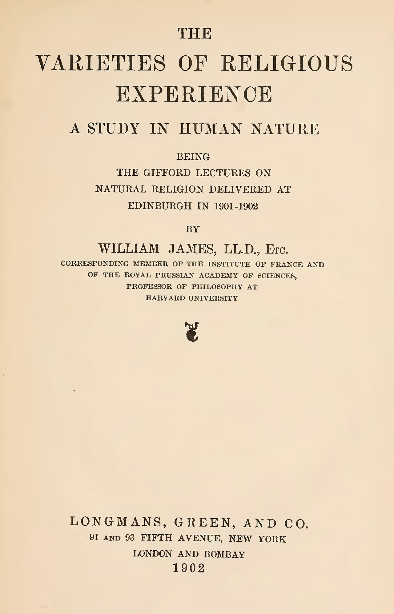 The Varieties of Religious Experience